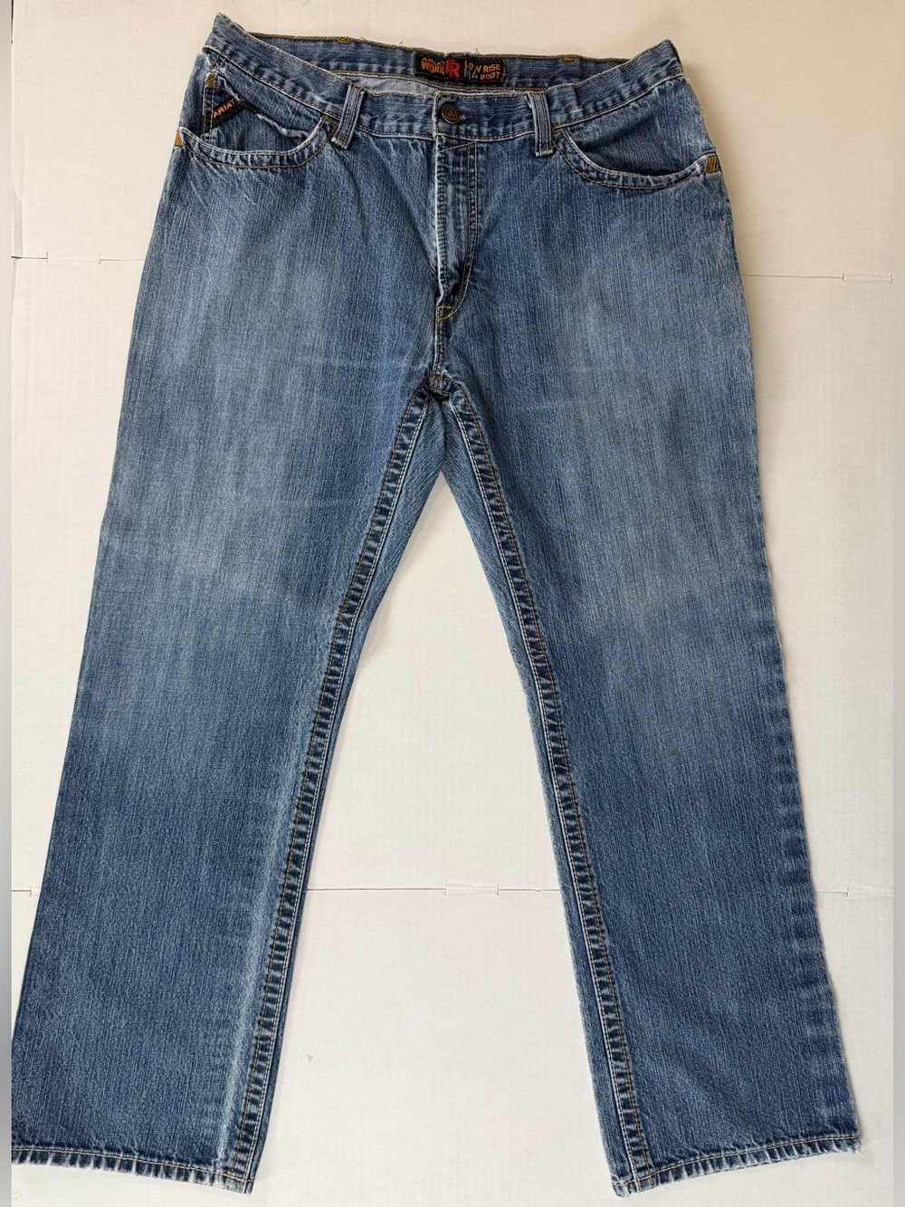 Ariat Men's FR M4 Low Rise Boot Cut Jeans 38x32